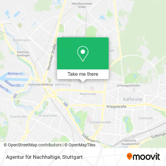Карта Agentur für Nachhaltige