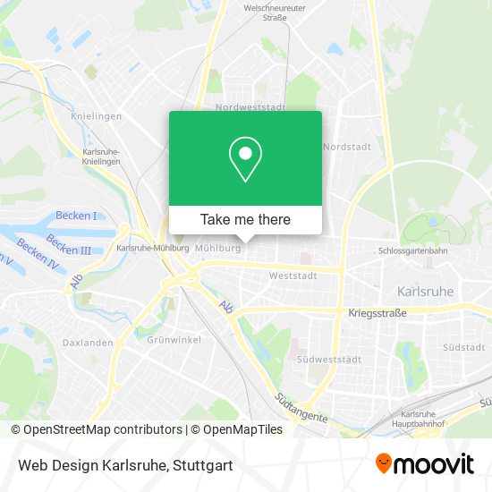 Web Design Karlsruhe map