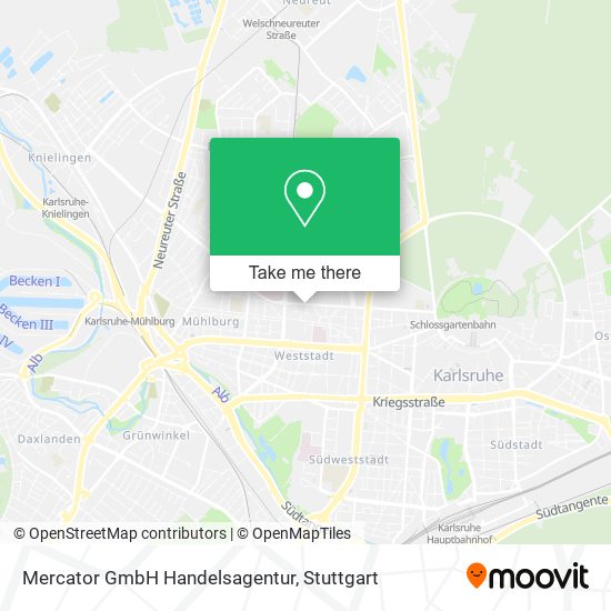 Mercator GmbH Handelsagentur map