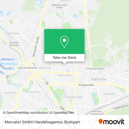 Карта Mercator GmbH Handelsagentur