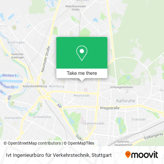 Карта Ivt Ingenieurbüro für Verkehrstechnik