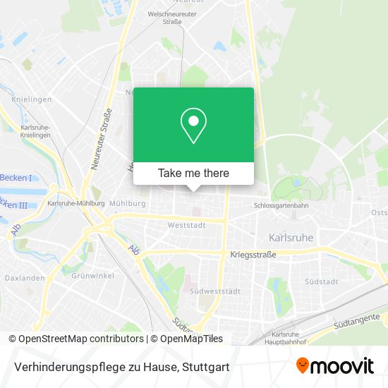 Карта Verhinderungspflege zu Hause