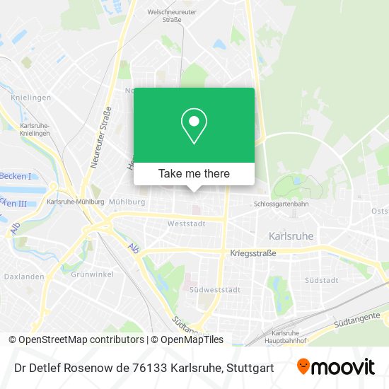 Dr Detlef Rosenow de 76133 Karlsruhe map
