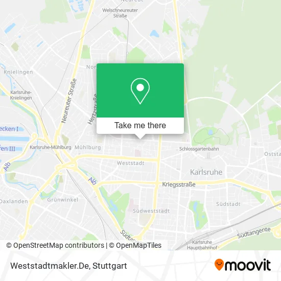 Карта Weststadtmakler.De