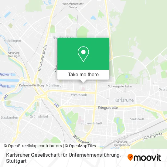 Карта Karlsruher Gesellschaft für Unternehmensführung
