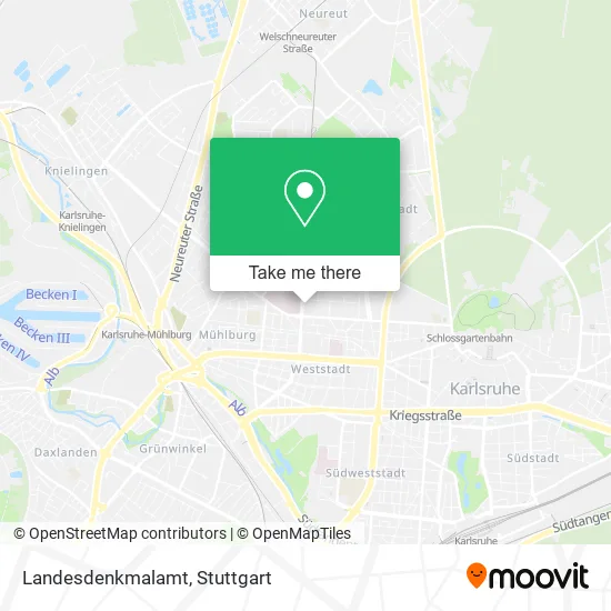 Карта Landesdenkmalamt