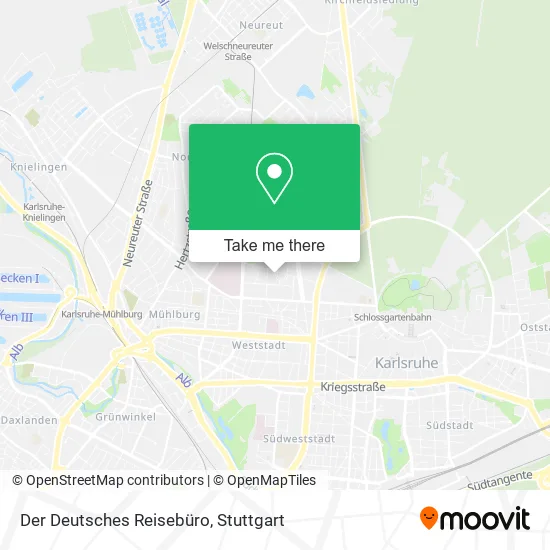 Карта Der Deutsches Reisebüro