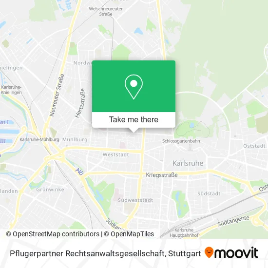 Карта Pflugerpartner Rechtsanwaltsgesellschaft