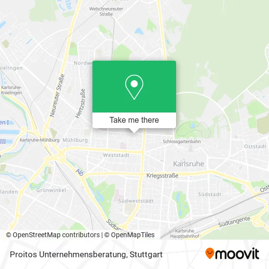Карта Proitos Unternehmensberatung