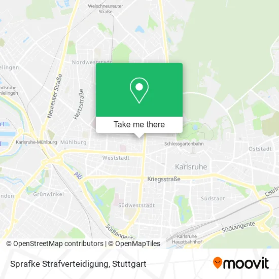 Карта Sprafke Strafverteidigung