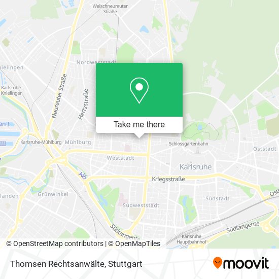Thomsen Rechtsanwälte map