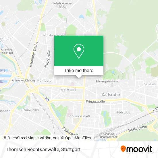 Карта Thomsen Rechtsanwälte