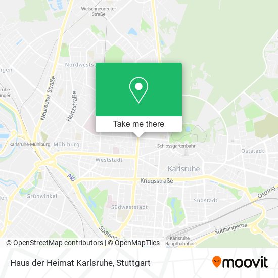 Haus der Heimat Karlsruhe map