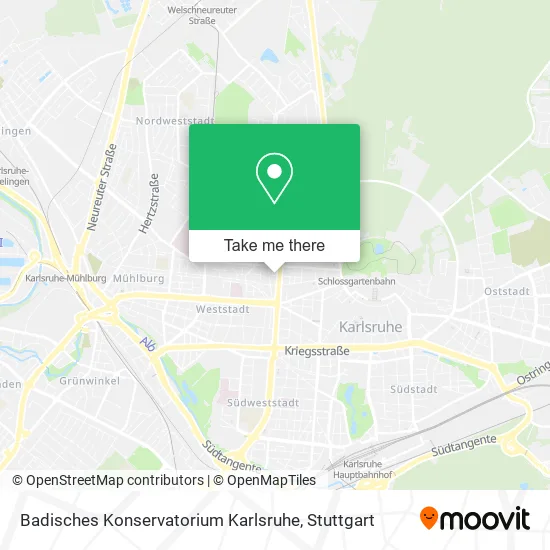 Карта Badisches Konservatorium Karlsruhe