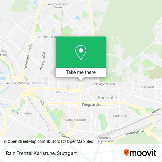 Rain Frenzel Karlsruhe map