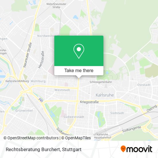 Карта Rechtsberatung Burchert