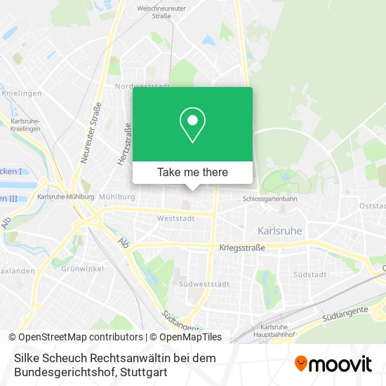 Silke Scheuch Rechtsanwältin bei dem Bundesgerichtshof map