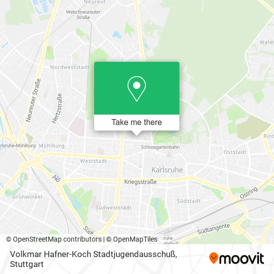 Карта Volkmar Hafner-Koch Stadtjugendausschuß