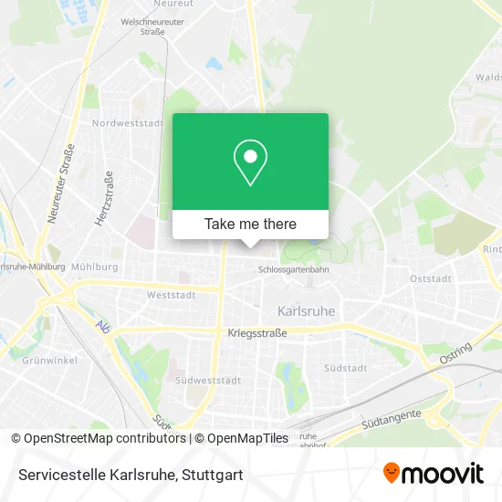 Карта Servicestelle Karlsruhe