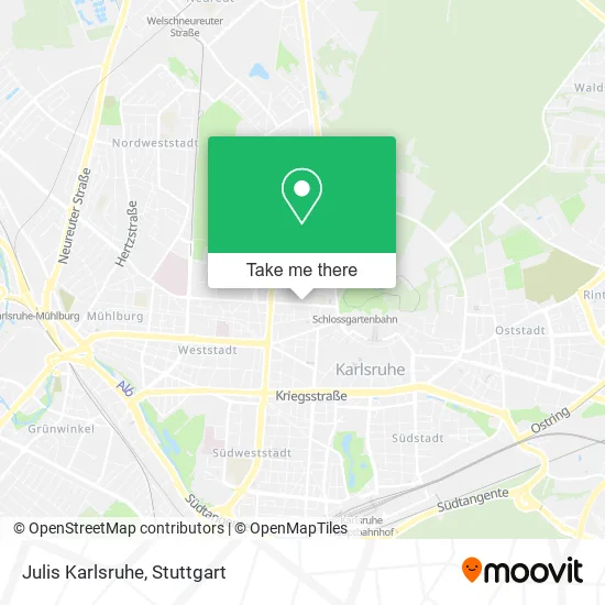 Julis Karlsruhe map