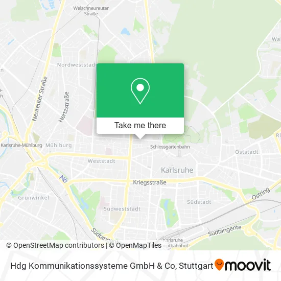 Карта Hdg Kommunikationssysteme GmbH & Co