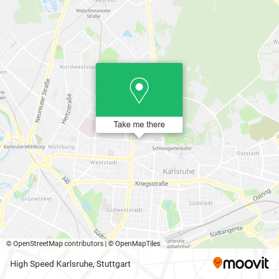 Карта High Speed Karlsruhe