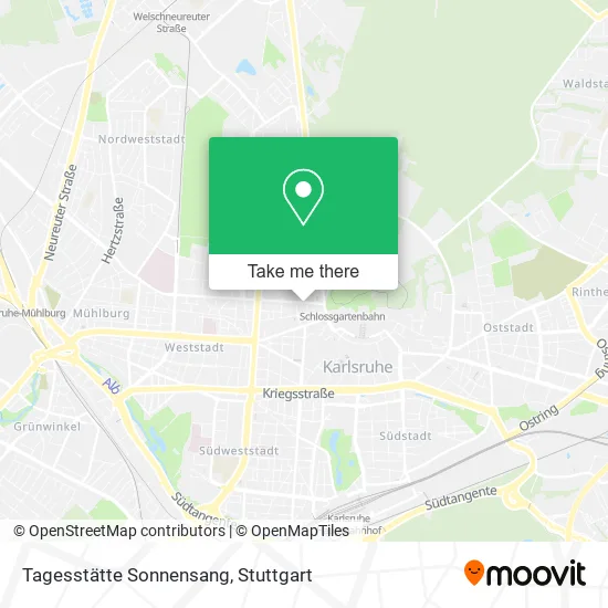Карта Tagesstätte Sonnensang