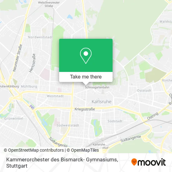 Карта Kammerorchester des Bismarck- Gymnasiums