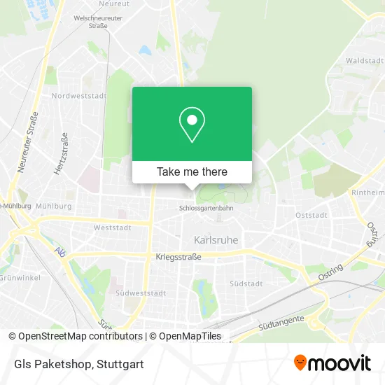 Карта Gls Paketshop