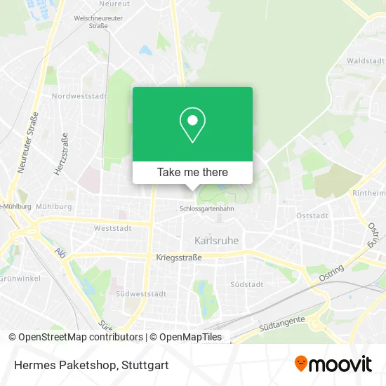 Карта Hermes Paketshop