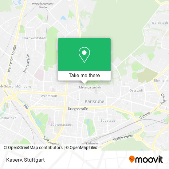 Карта Kaserv