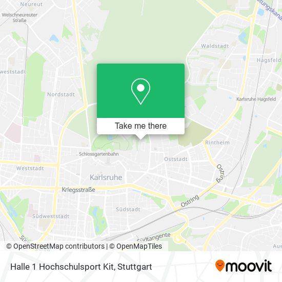 Карта Halle 1 Hochschulsport Kit