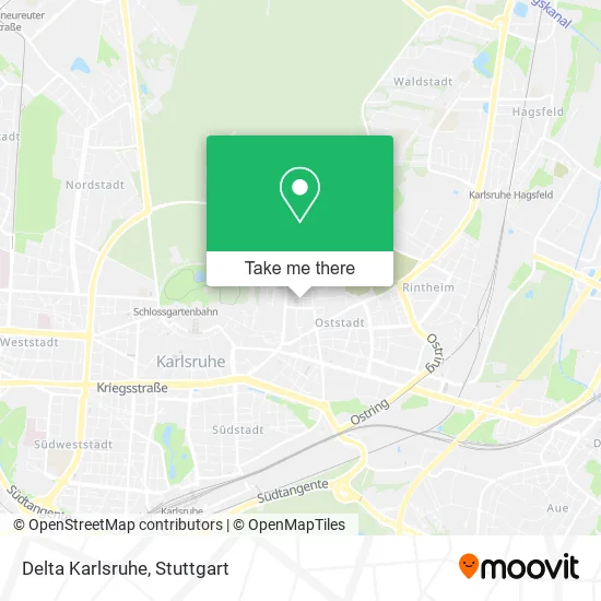 Карта Delta Karlsruhe