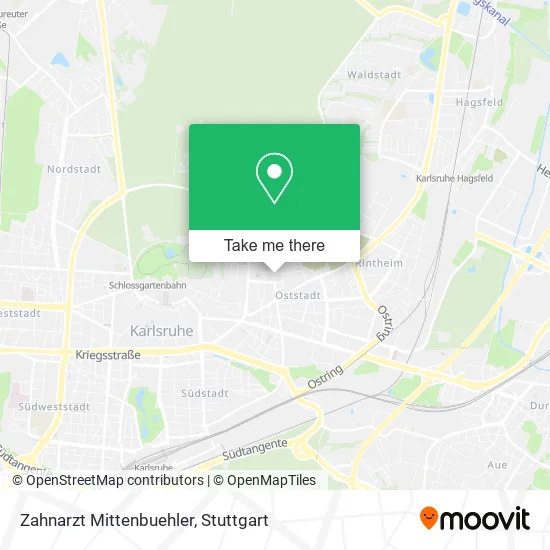 Карта Zahnarzt Mittenbuehler