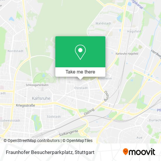 Fraunhofer Besucherparkplatz map