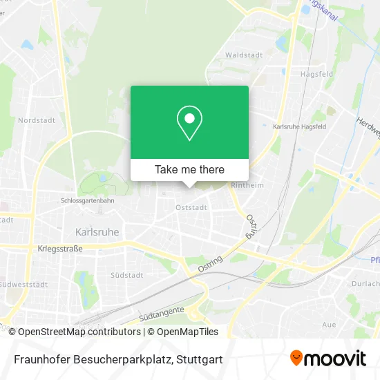 Карта Fraunhofer Besucherparkplatz