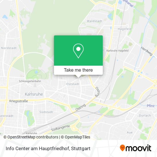 Карта Info Center am Hauptfriedhof