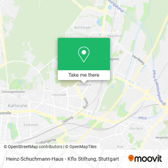Карта Heinz-Schuchmann-Haus - Kfls Stiftung