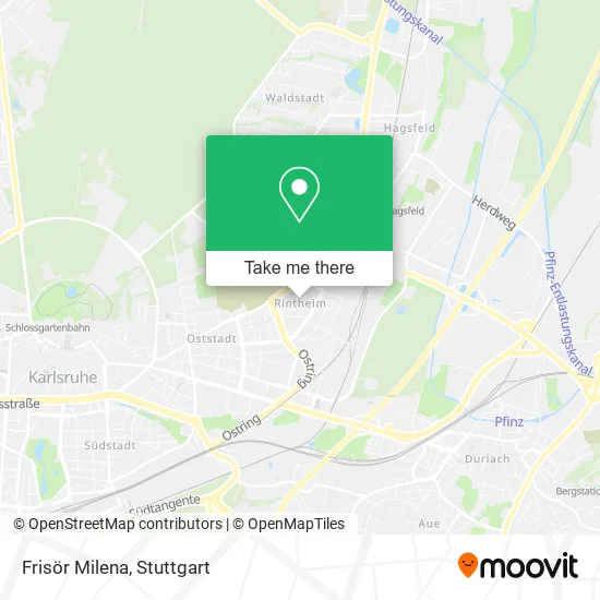 Карта Frisör Milena