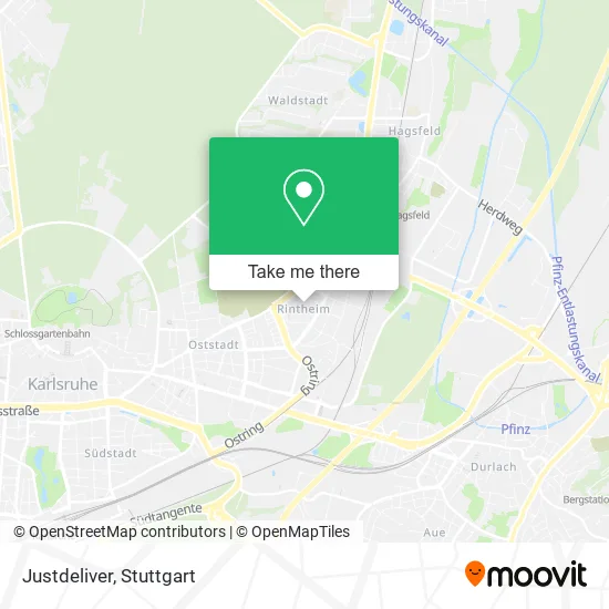 Карта Justdeliver
