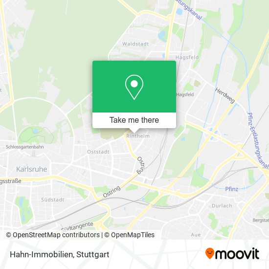 Hahn-Immobilien map