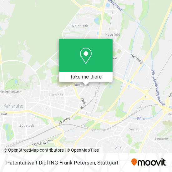 Карта Patentanwalt Dipl ING Frank Petersen
