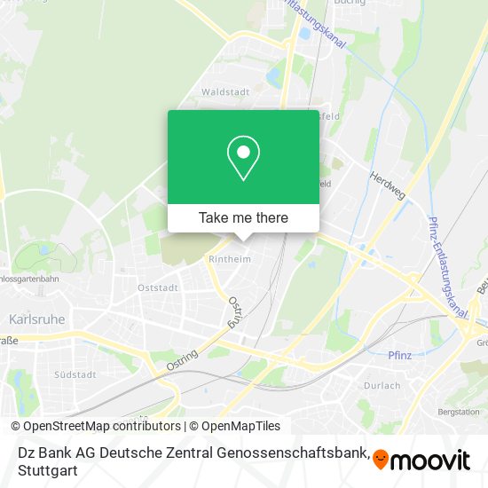 Dz Bank AG Deutsche Zentral Genossenschaftsbank map