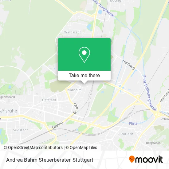 Карта Andrea Bahm Steuerberater