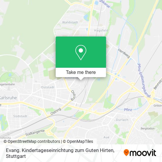 Evang. Kindertageseinrichtung zum Guten Hirten map