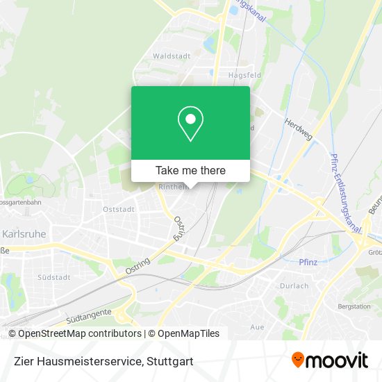 Zier Hausmeisterservice map