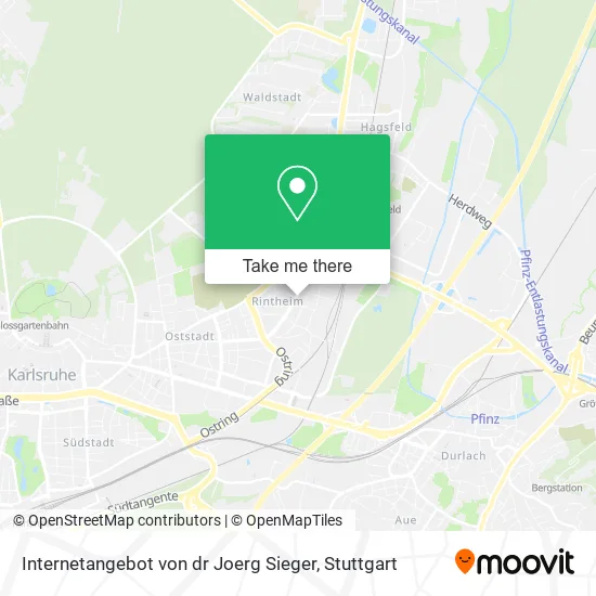 Карта Internetangebot von dr Joerg Sieger