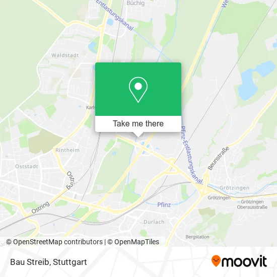 Карта Bau Streib