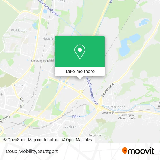 Карта Coup Mobility