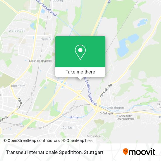 Transneu Internationale Spedititon map